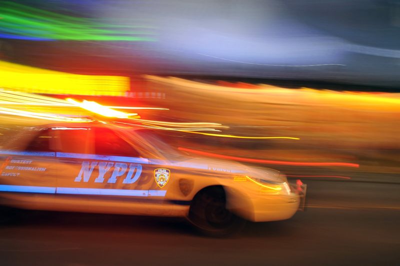 An NYPD police car.