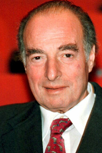 Marc Rich, seen here in a photo taken in November 1998, was pardoned by President Clinton on his last day in office. The decision caused an uproar once it was reported that Rich's ex-wife had donated almost half a million dollars to the Clinton presidential library. (Guido Roeoesli/AFP/Getty Images)